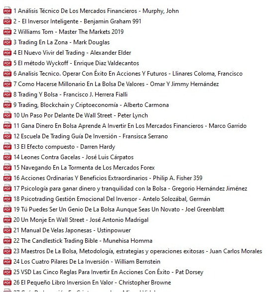 Libros de Inversión financiera 📊 📈