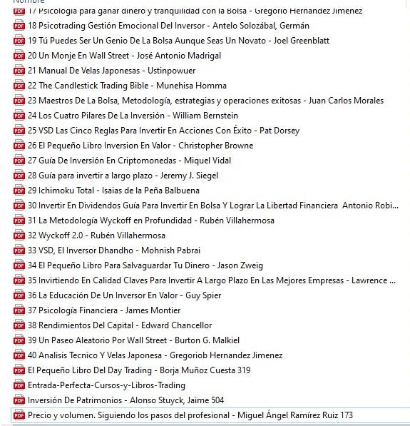 Libros de Inversión financiera 📊 📈